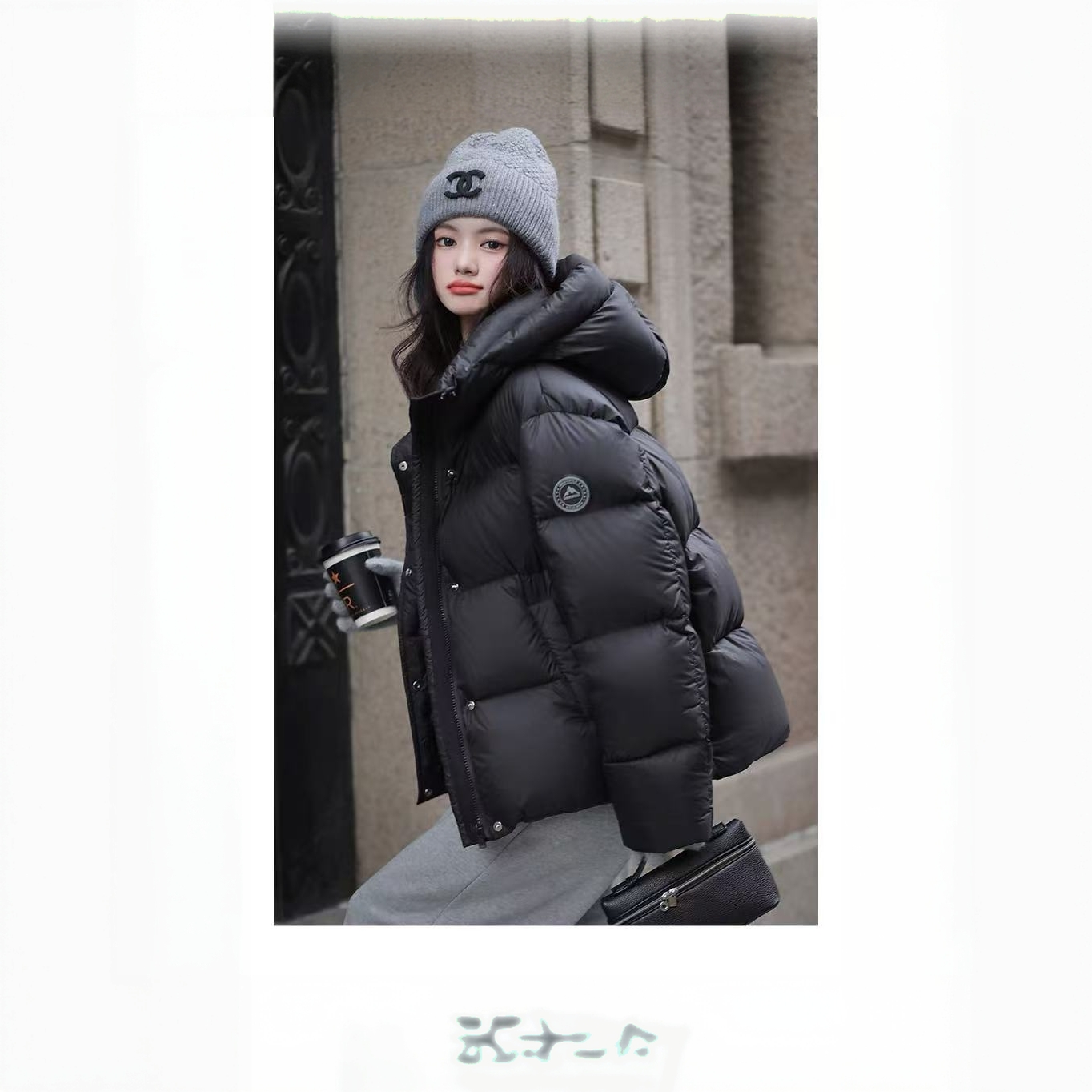 雪山系列2.0 90国标白鸭绒 短款时尚连帽羽绒服潮流情侣加厚保暖