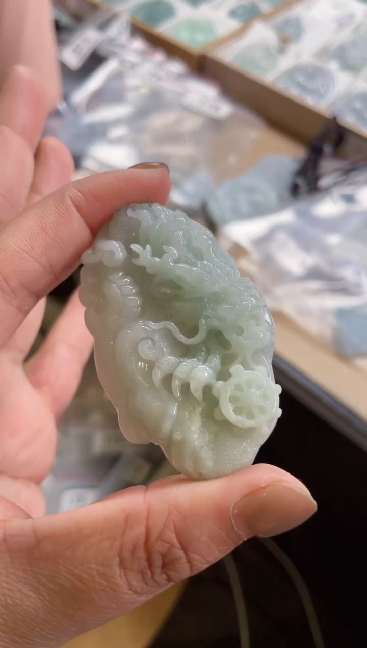 【闪购商品】翡翠颈饰未镶嵌天然 缅甸A货翡翠183