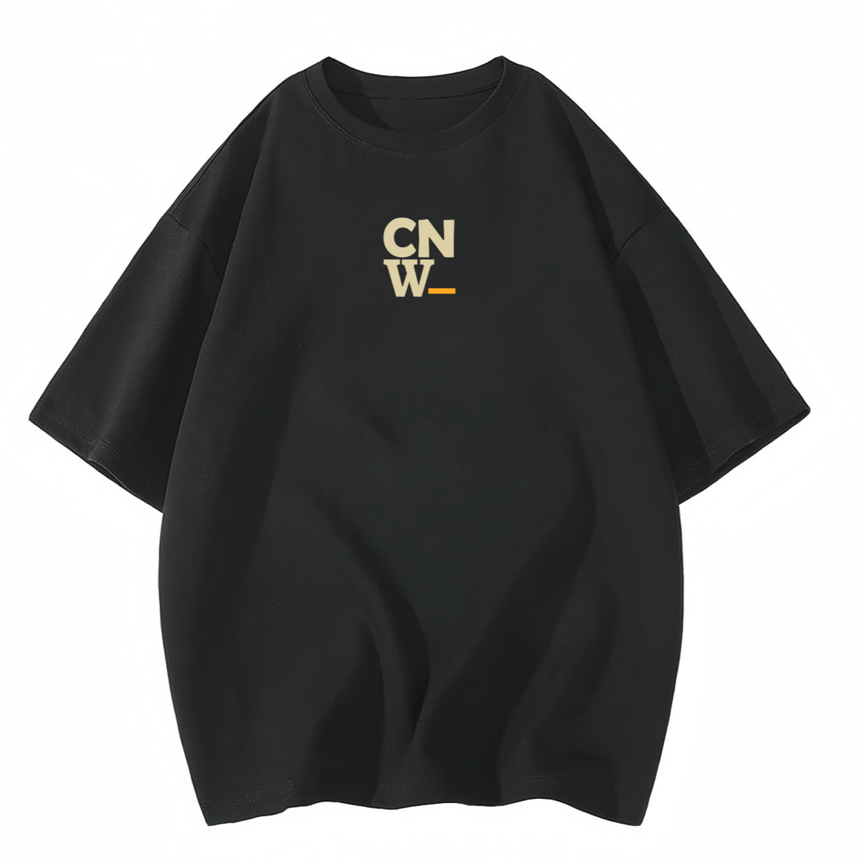 [依恒服饰】纯棉重磅正肩男女同款宽松T恤