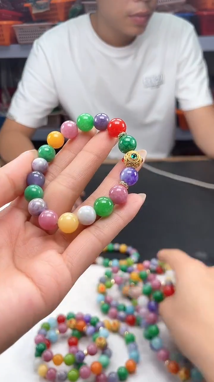 未镶嵌手串石英质玉10mm手串