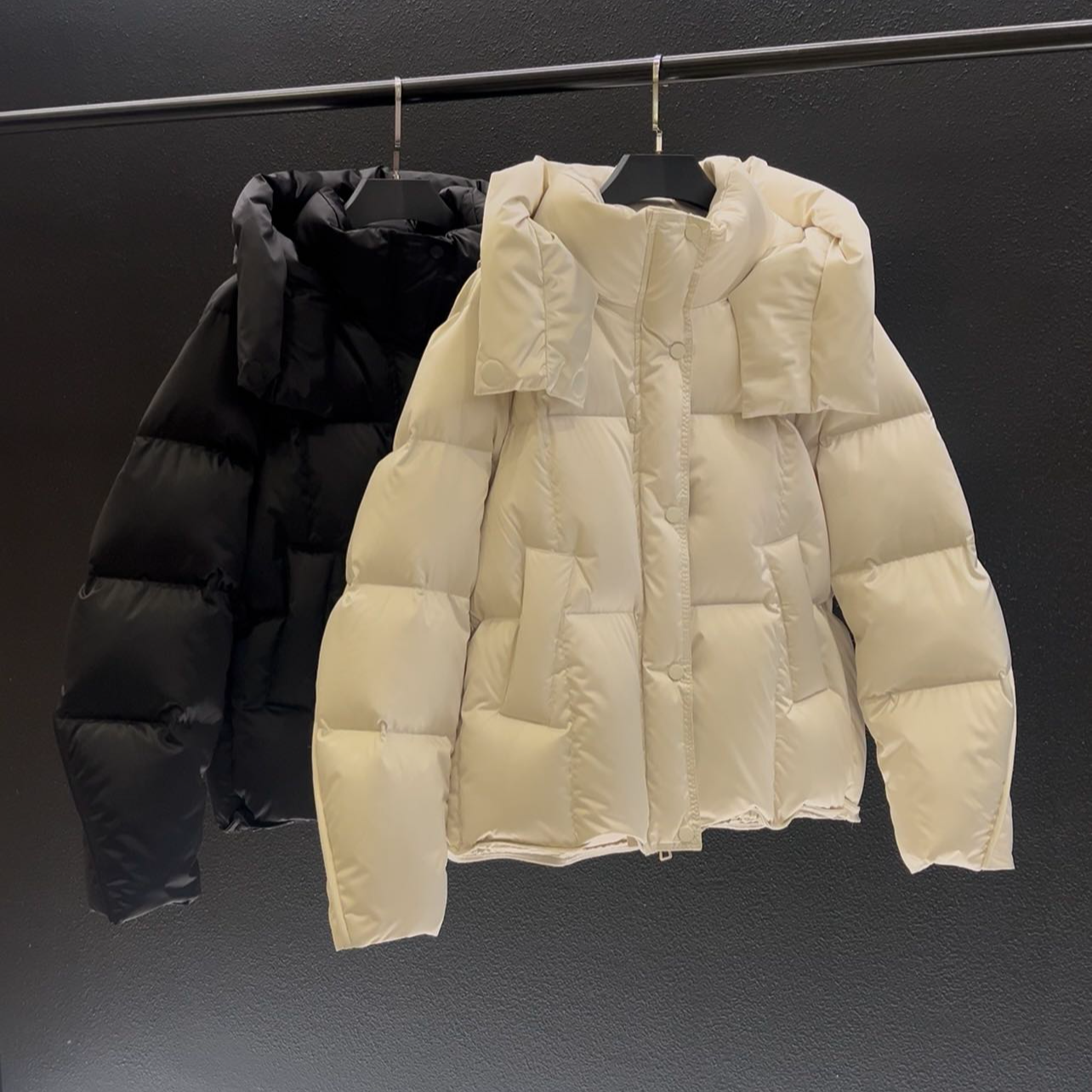 90鹅绒冬季新款保暖时尚宽松短款加厚羽绒服3102