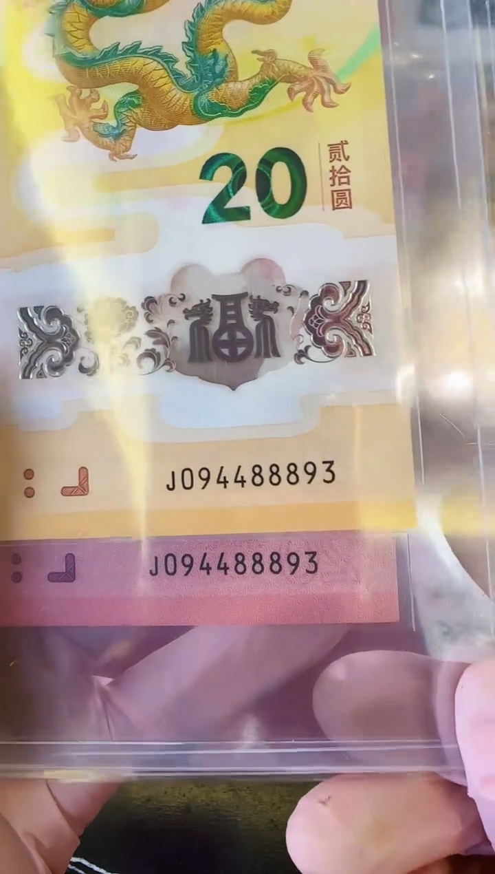 【闪购商品】塑料2025蛇钞全同号094488893裸