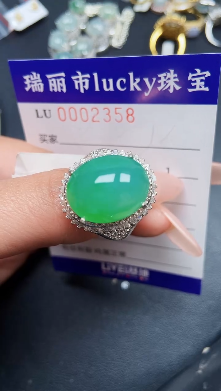 【闪购商品】翡翠颈饰未镶嵌铜托2358