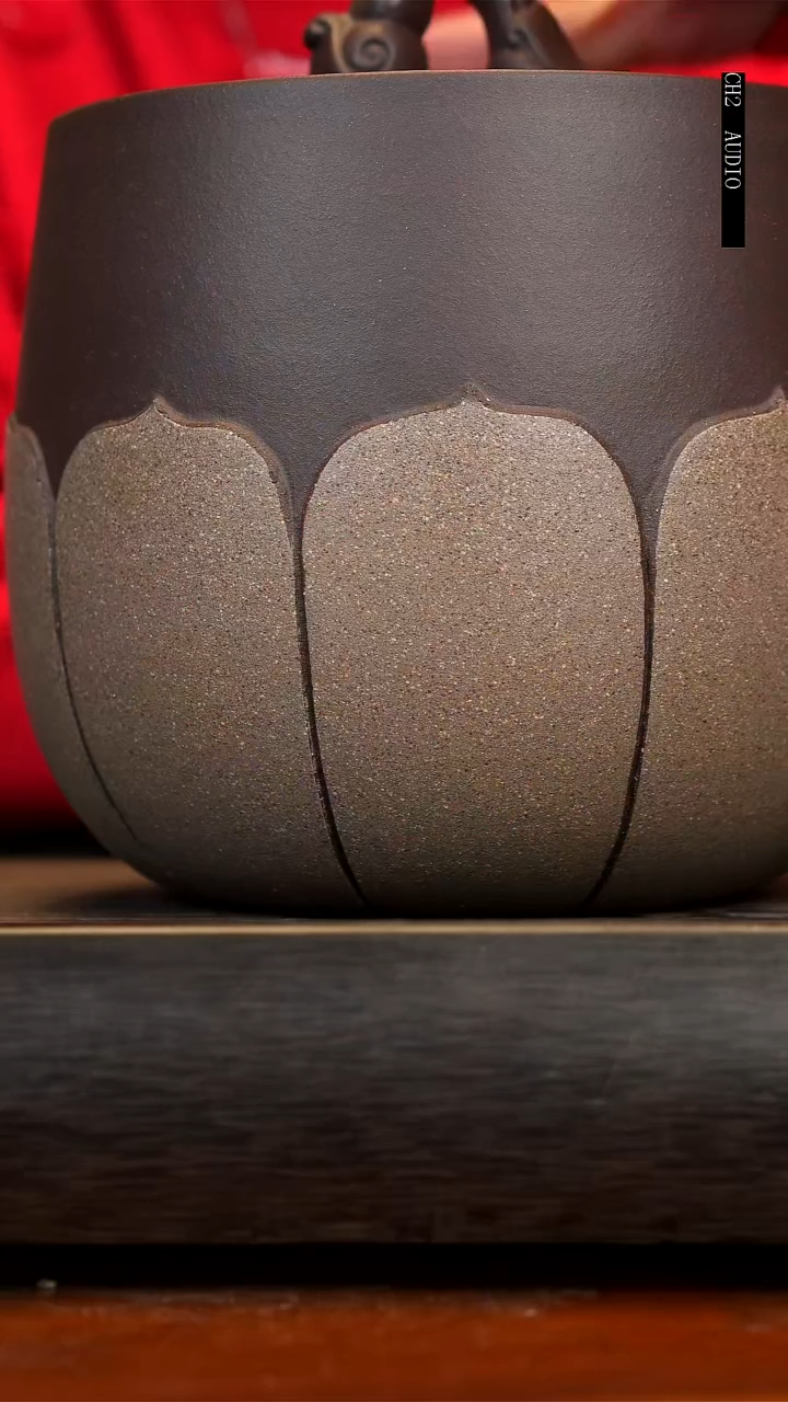 【闪购商品】紫砂茶壶紫泥莲花茶叶罐