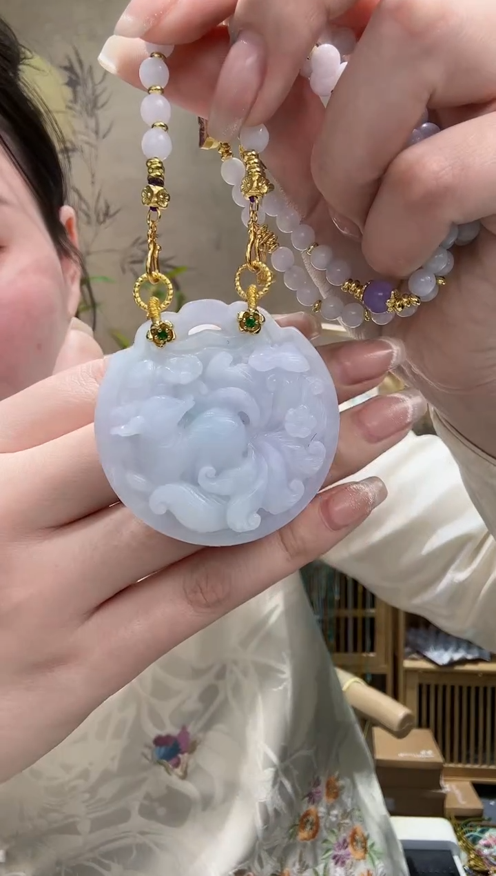 【闪购商品】翡翠颈饰未镶嵌吊坠