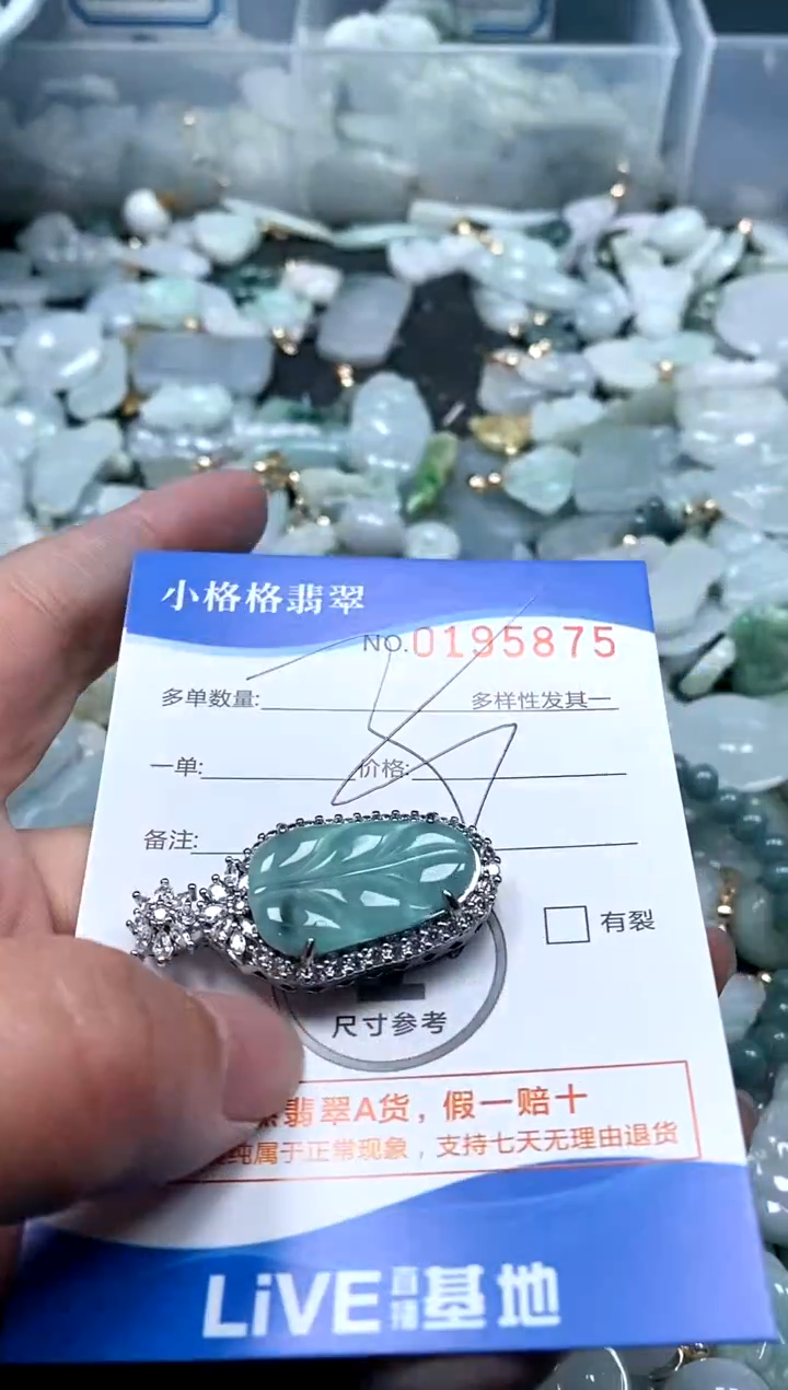 【闪购商品】翡翠颈饰未镶嵌闪购商品0195875