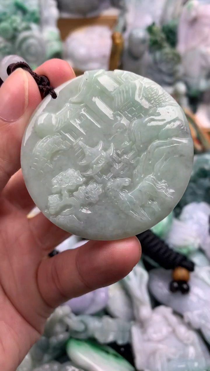 吊坠(不含链)未镶嵌翡翠1