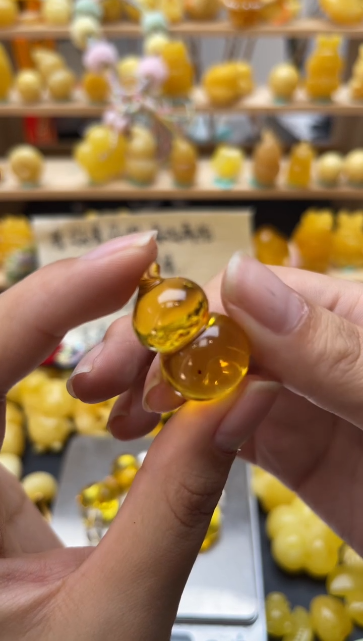 琥珀未镶嵌珠宝奇石041琥珀蜜蜡微瑕