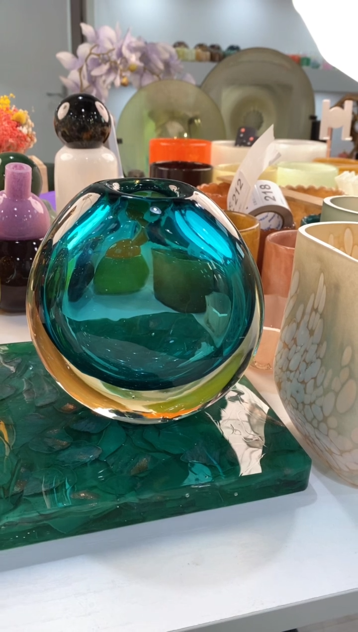 【闪购商品】琉璃慕忆家花瓶微瑕