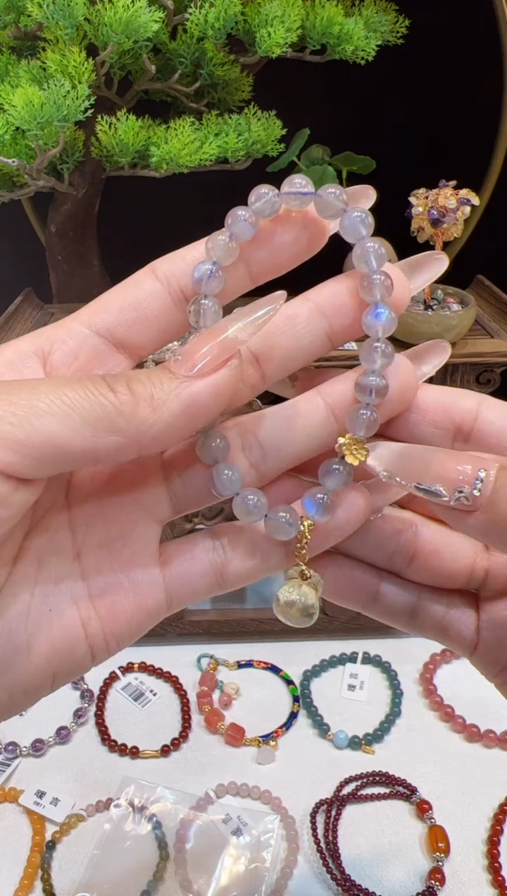 手链未镶嵌长石@@手饰