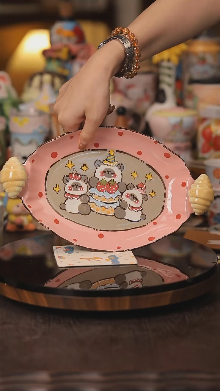 景德镇釉下彩绘设计师款式陶瓷