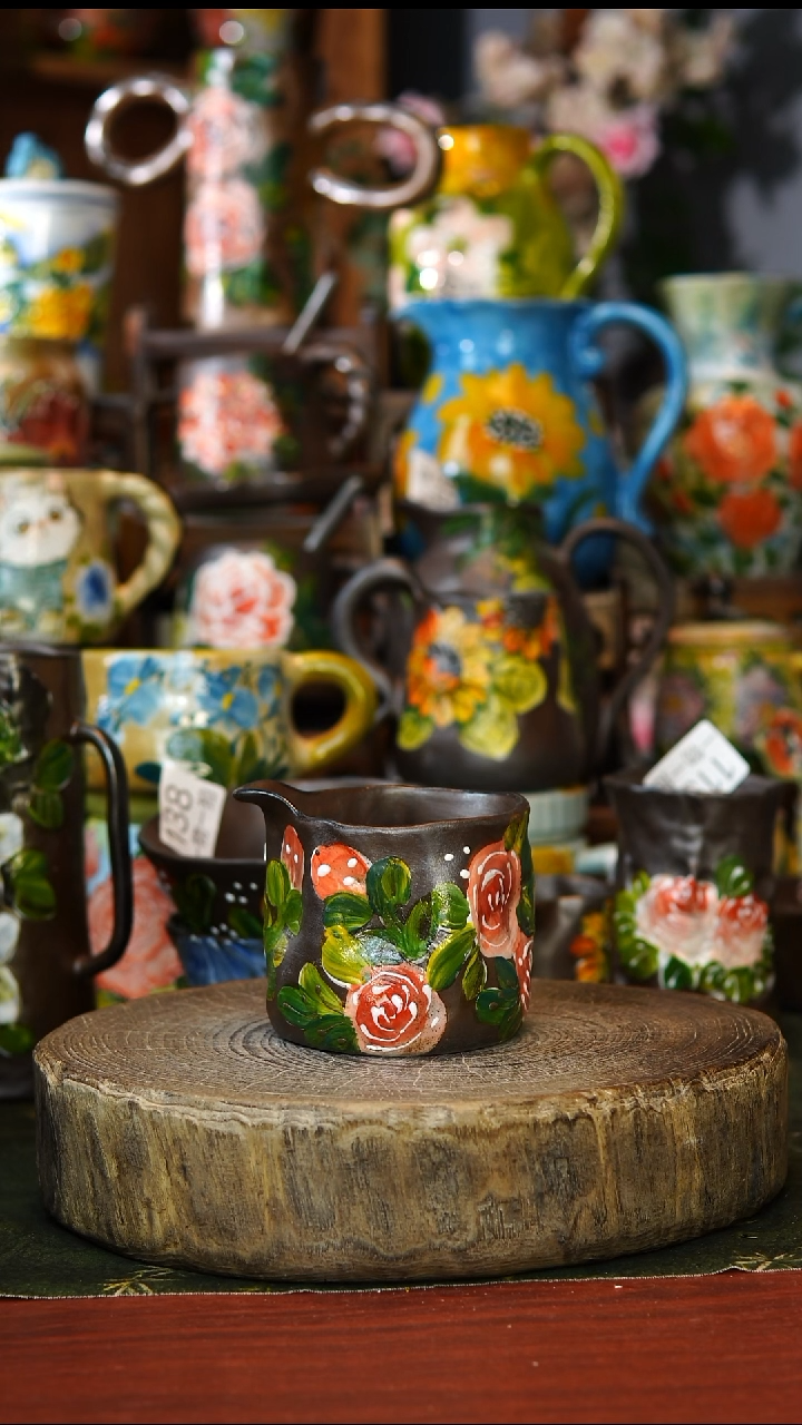 陶瓷153景德镇手工手绘釉下彩