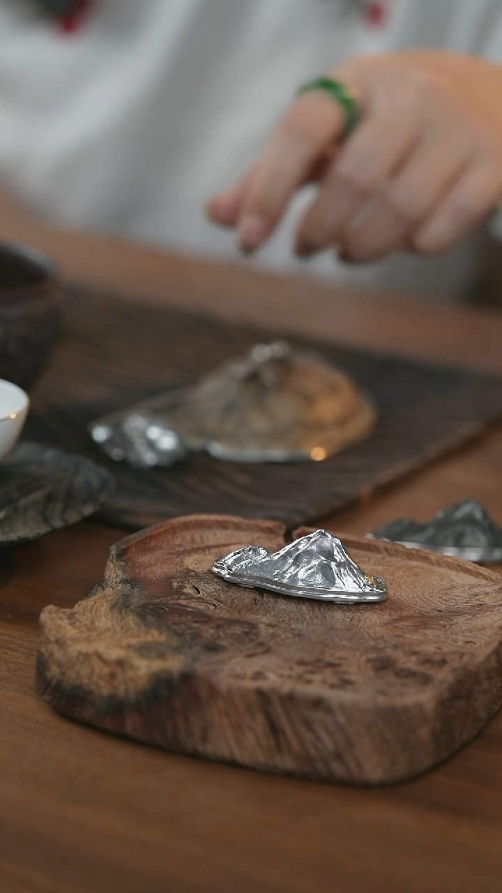 纯锡原色山石搁置