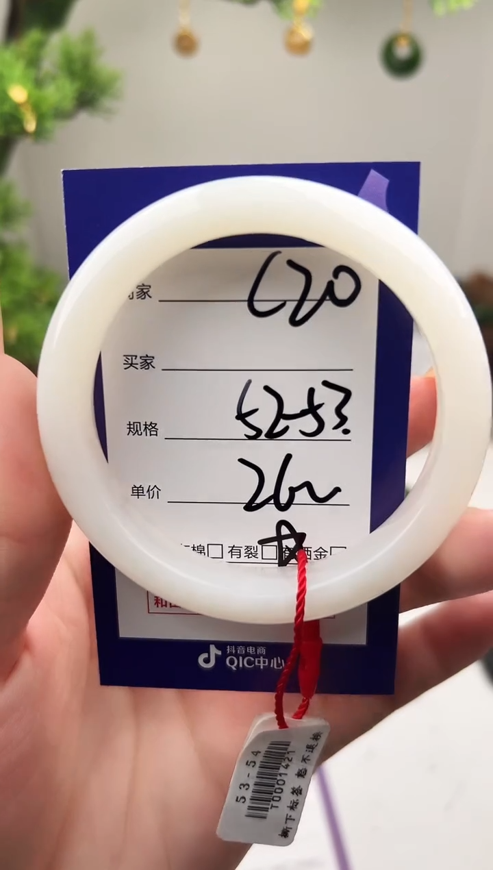 未镶嵌手镯和田玉微色差C20