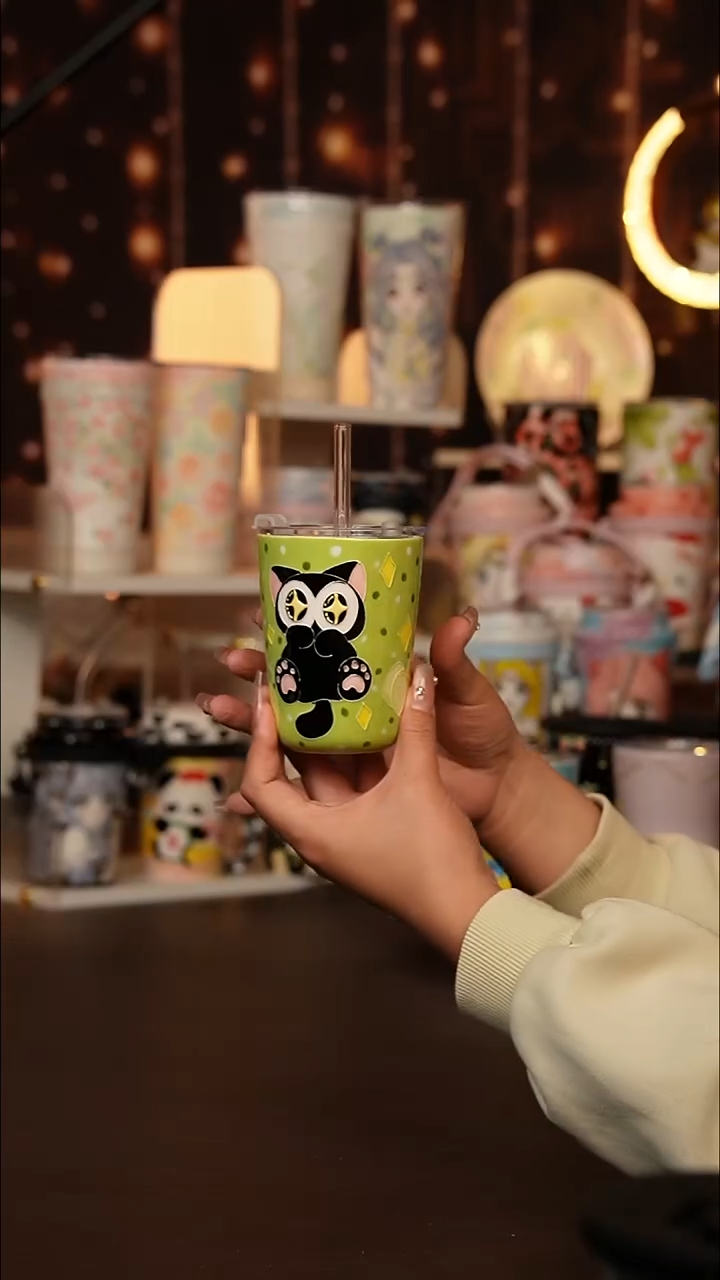 （玉泥）景德镇手工手绘文创陶瓷杯