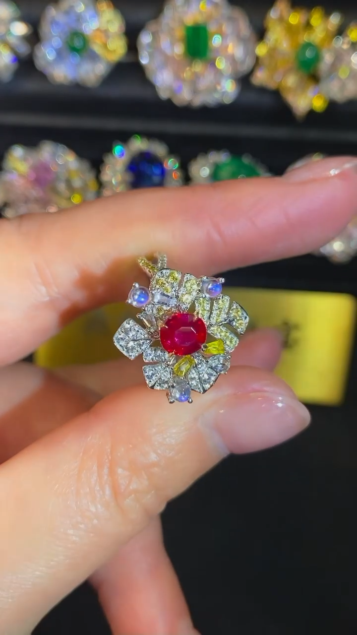 【闪购商品】红宝石戒指未镶嵌1.01ct