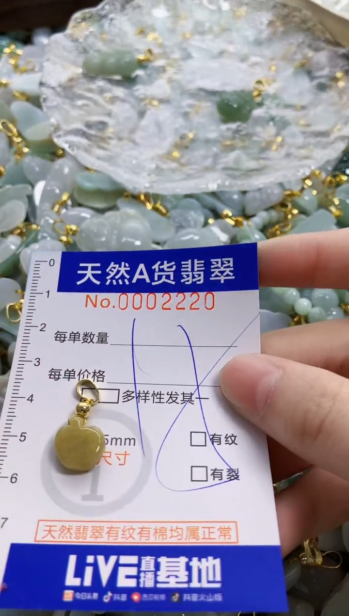 颈饰未镶嵌翡翠天然A货翡翠