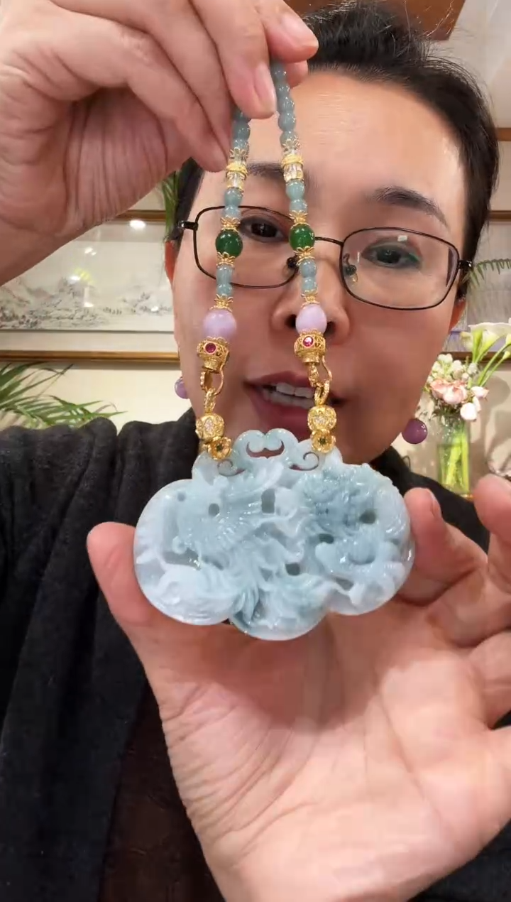 【闪购商品】翡翠颈饰未镶嵌国风