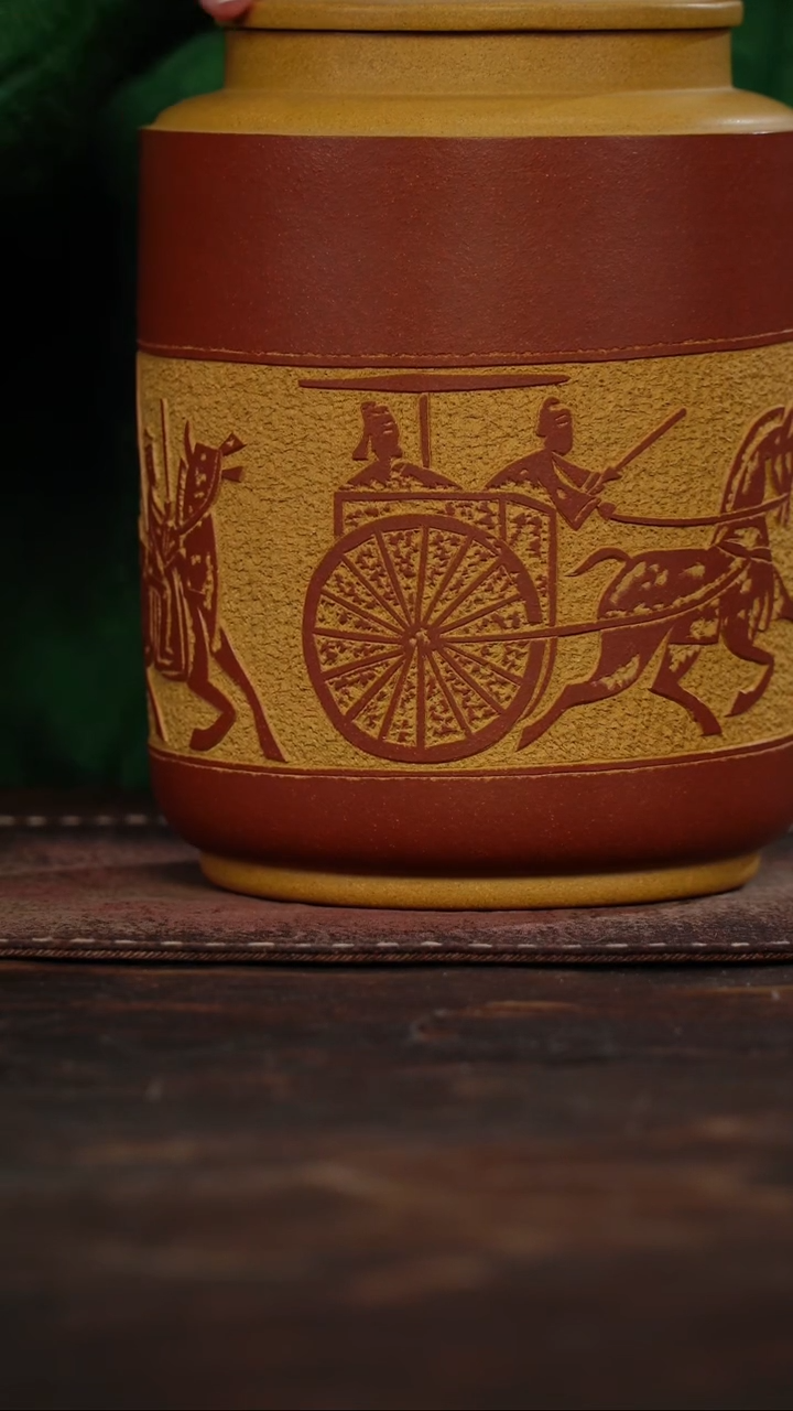 茶杯紫砂非遗茶器-马到成功