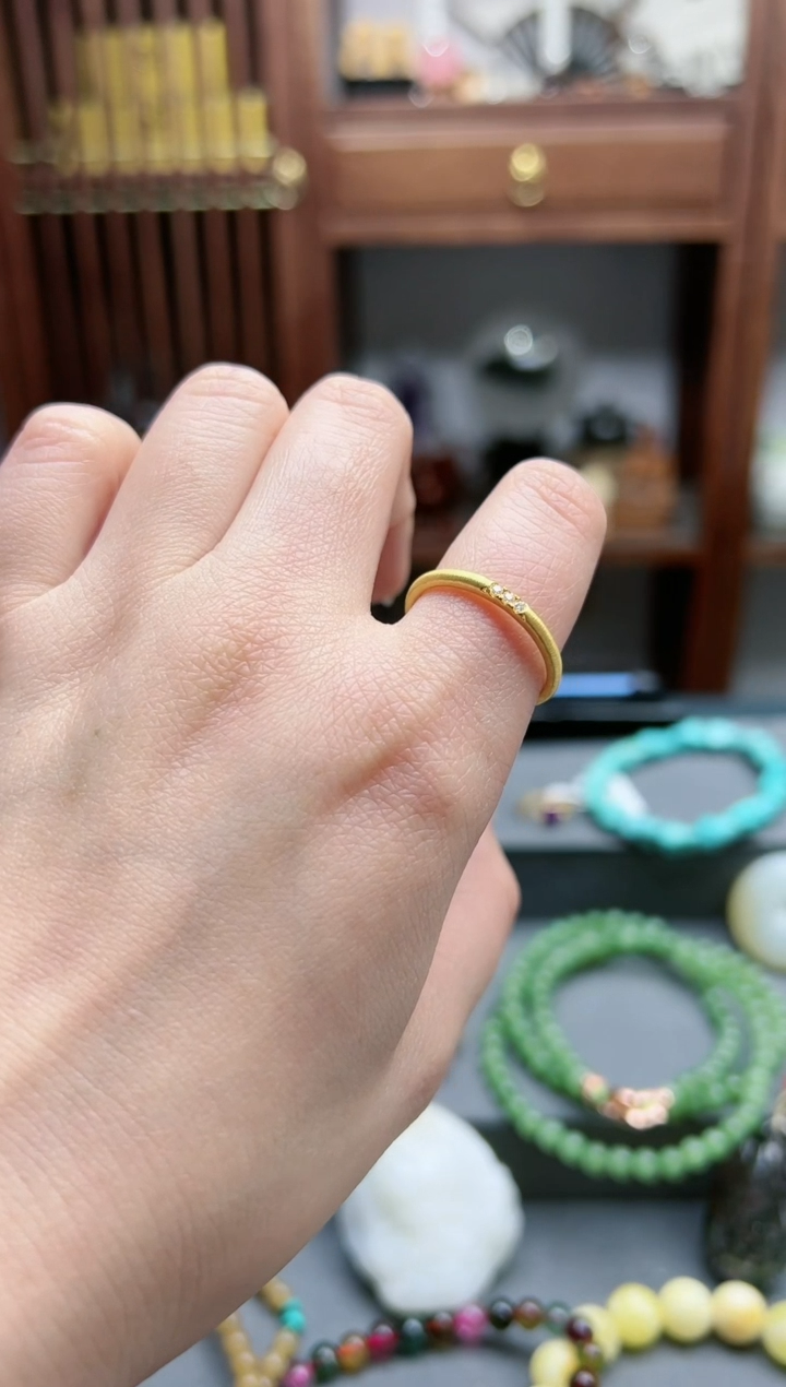 【闪购商品】18K金戒指/指环18k金戒指16号*1 MY