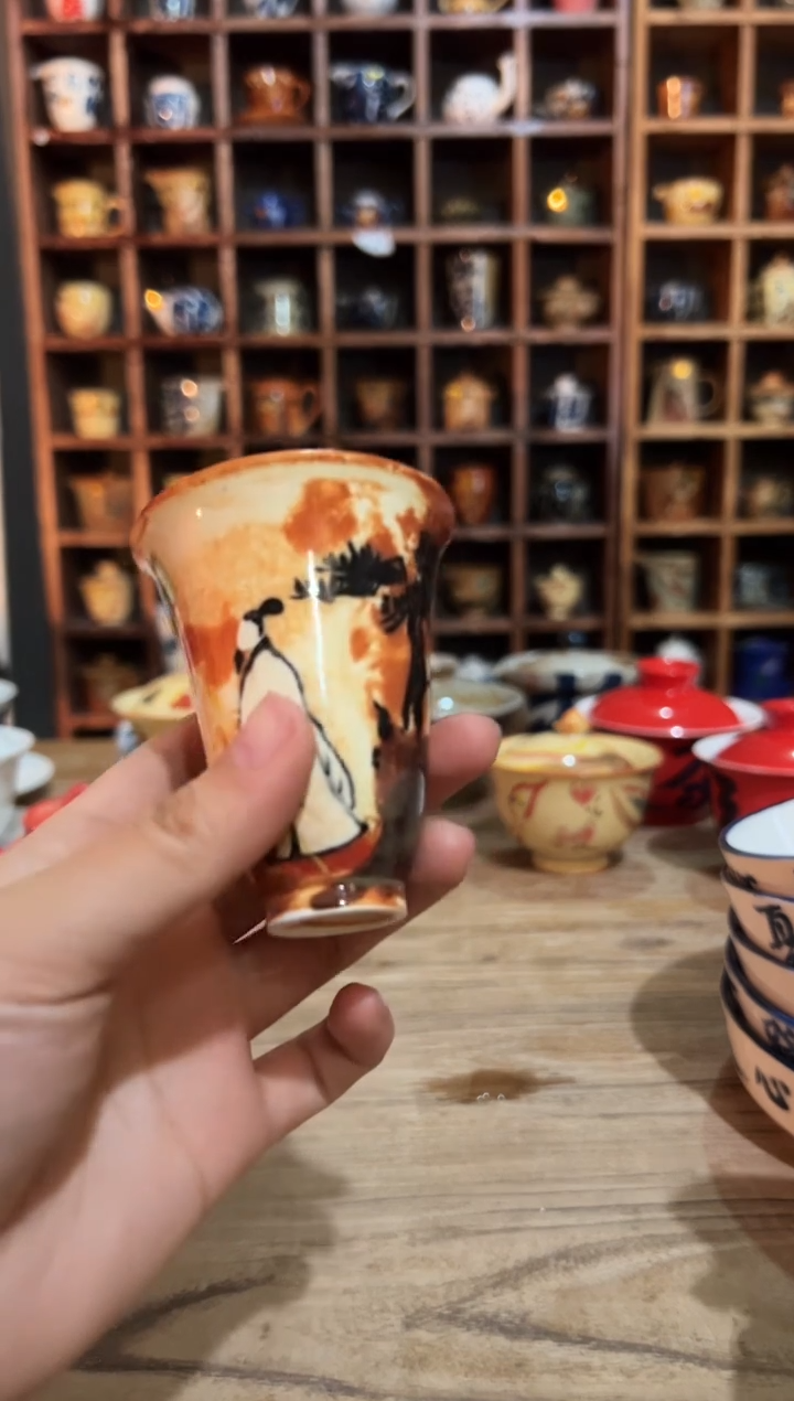 【闪购商品】观云听雨原创手绘茶具