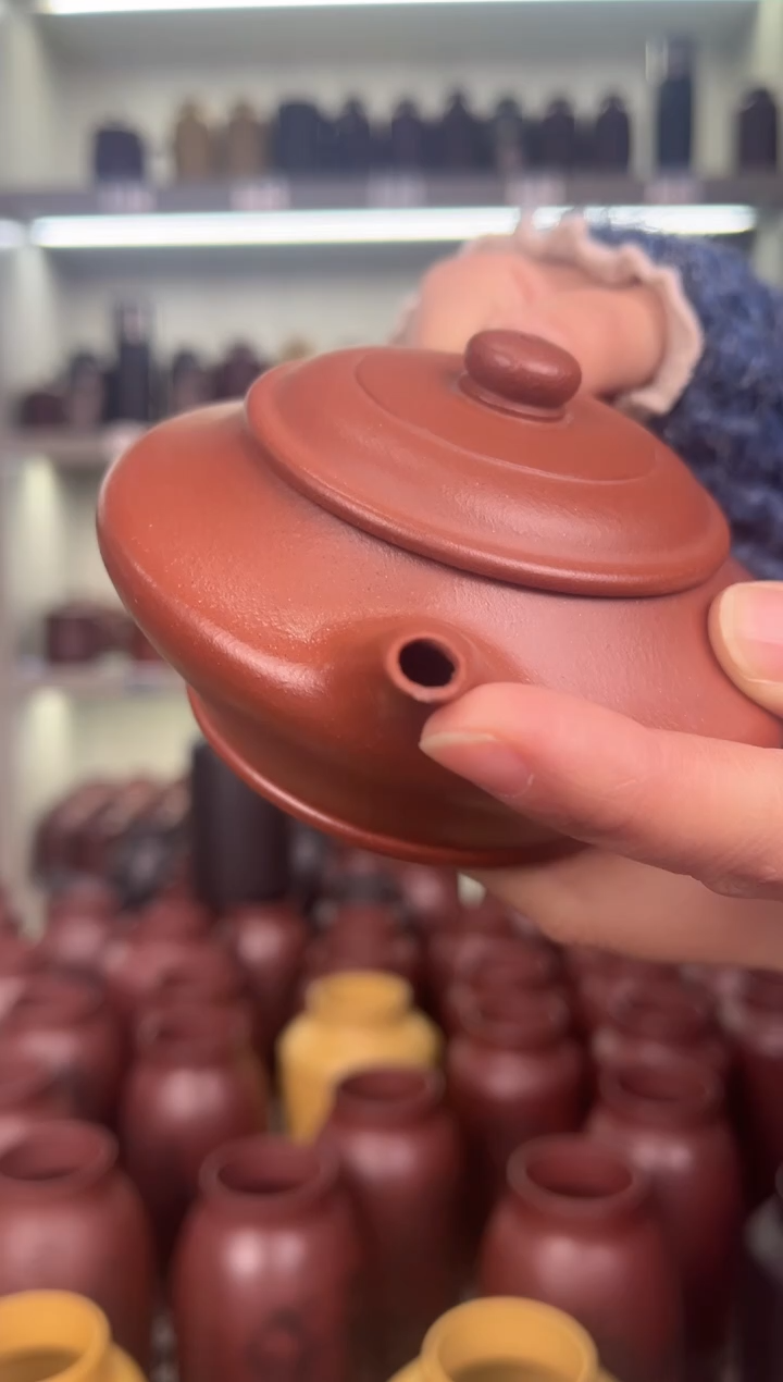 【闪购商品】紫砂壶精工半手扁园宜兴