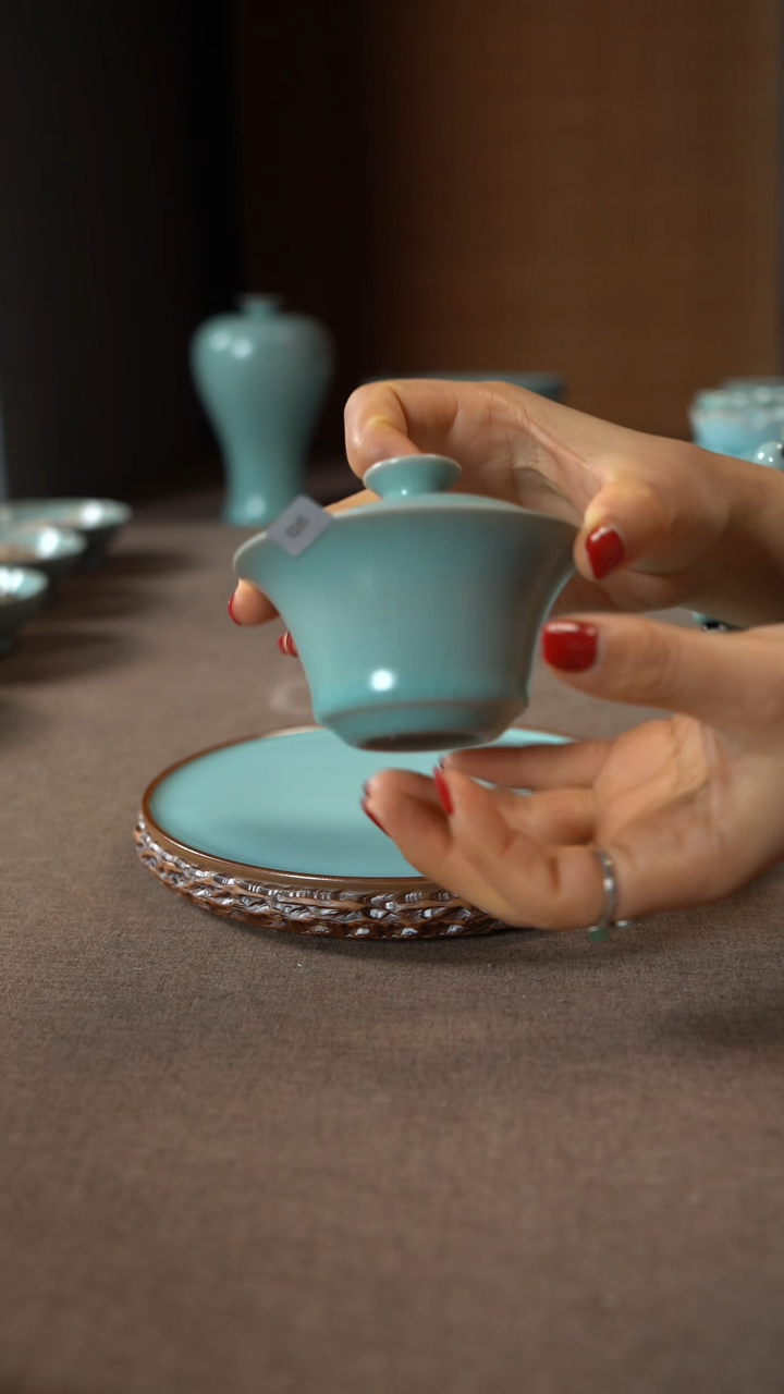 【闪购商品】汝瓷主人杯碗壶瓶樽洗