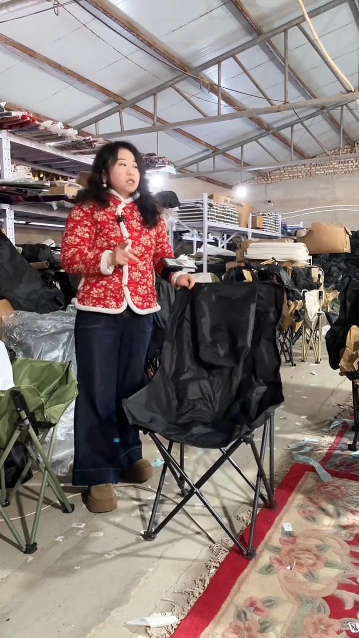 铁高背月亮椅   黑色