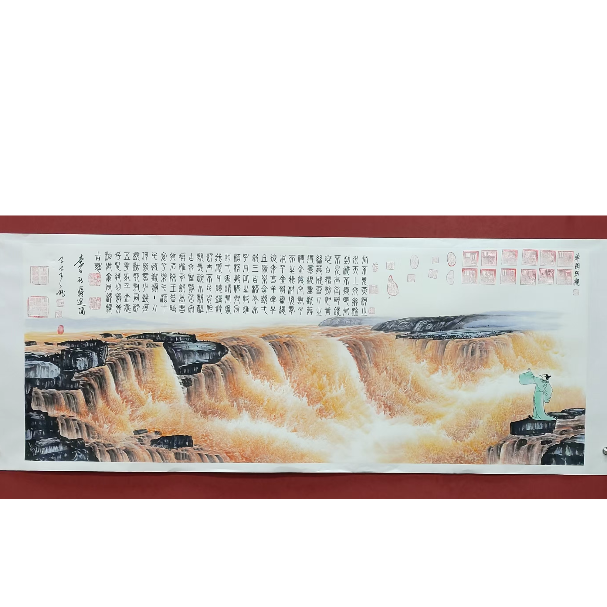 《将进酒》王秘书画结合作品纯手绘
