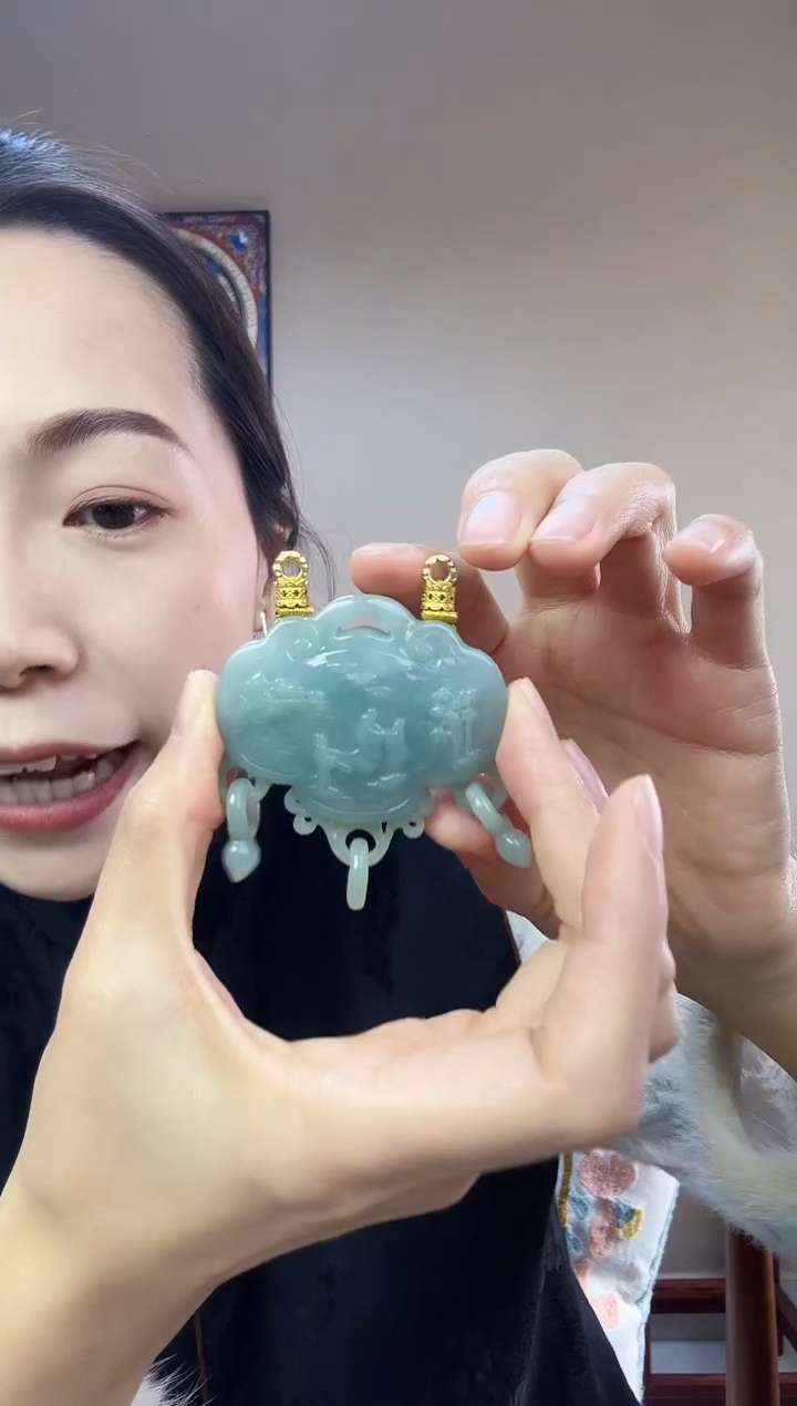 【闪购商品】翡翠颈饰未镶嵌特色原创翡翠颈饰