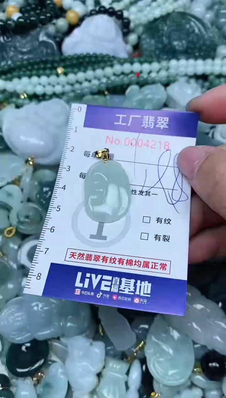 【闪购商品】翡翠吊坠(不含链)未镶嵌翡翠