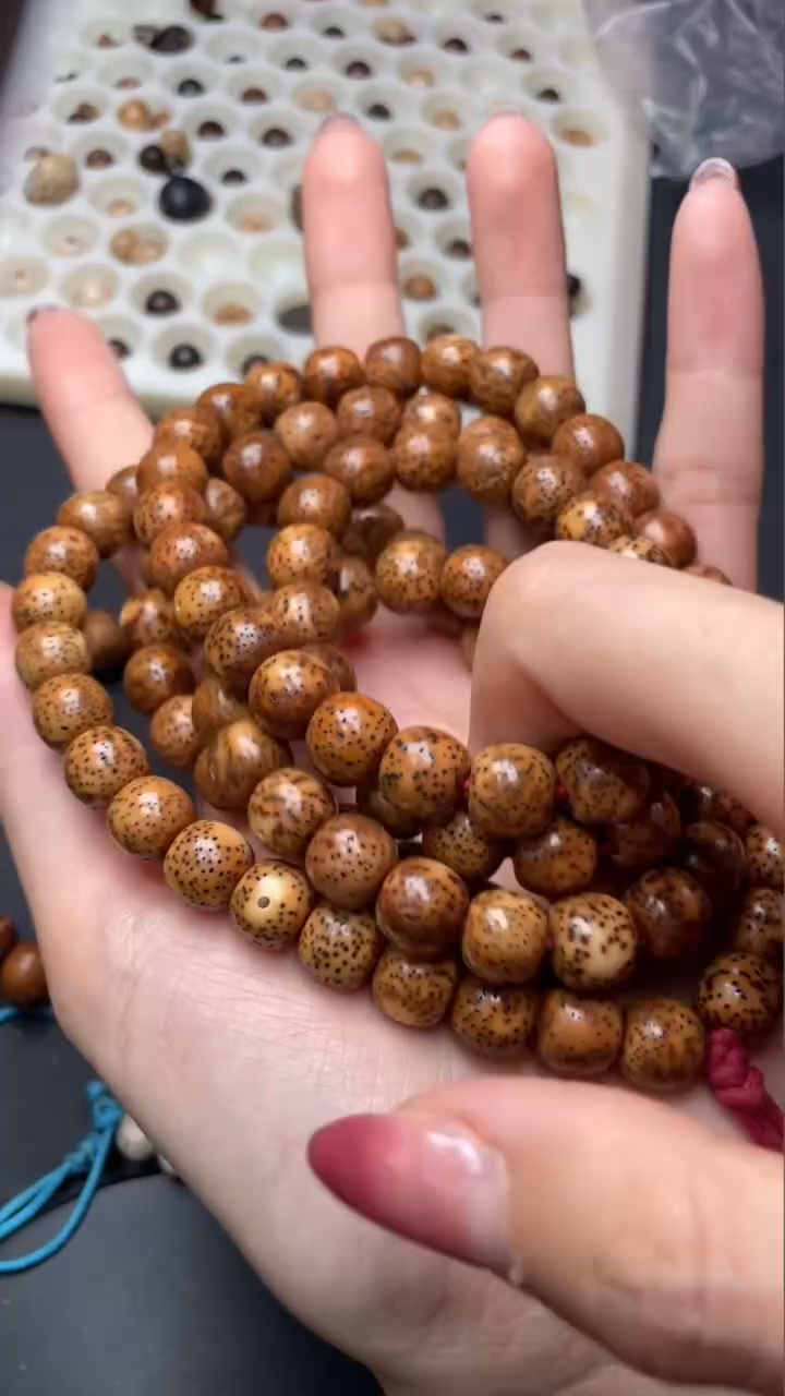 【闪购商品】星月菩提吊坠精选级浅珀桶珠10*9长串