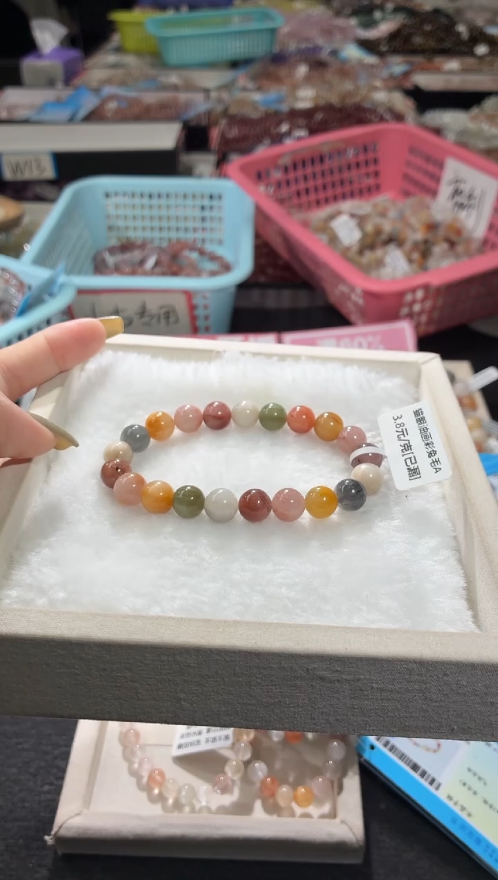 未镶嵌手链水晶398号  多样性发一 W   9+