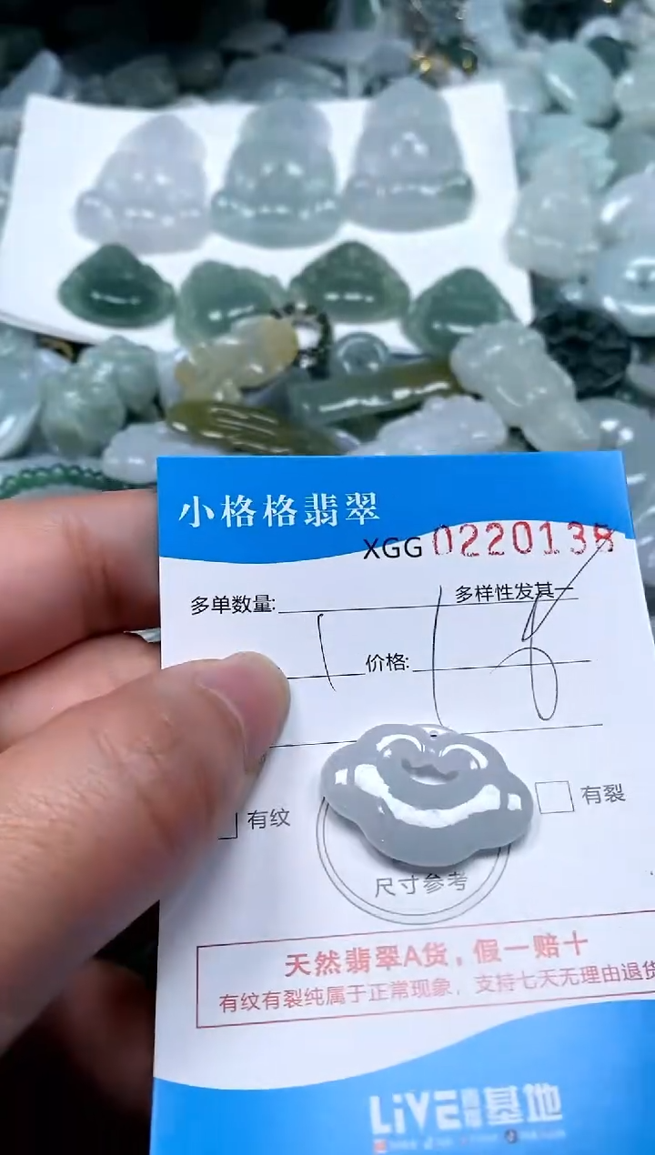 【闪购商品】翡翠颈饰未镶嵌闪购商品0220138