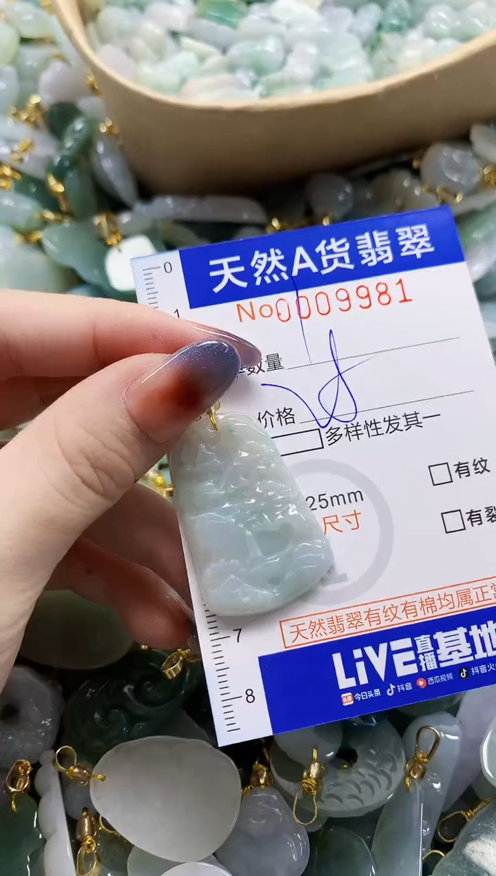 颈饰未镶嵌翡翠天然A货翡翠