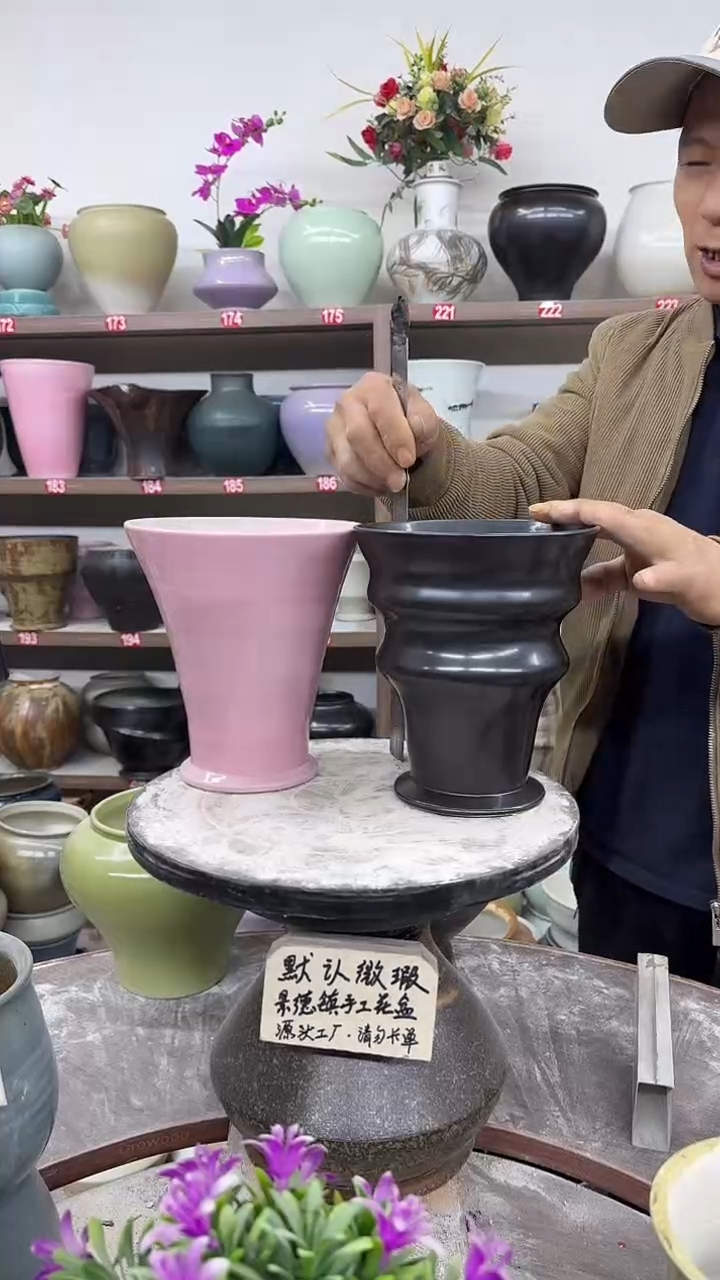 12-9-高19口15瑕-花盆