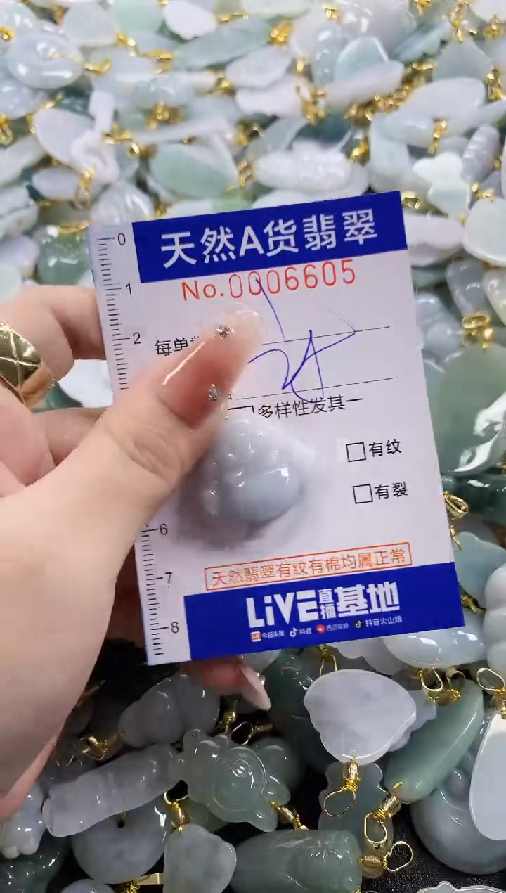 颈饰未镶嵌翡翠天然A货翡翠