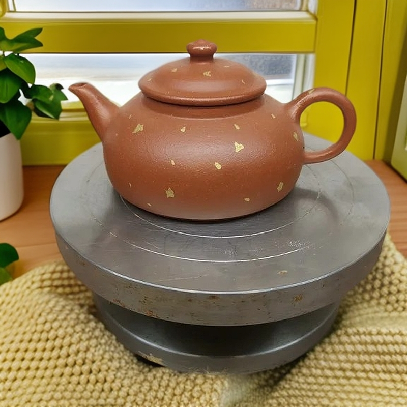 原矿朱泥鱼笠壶容量180左右