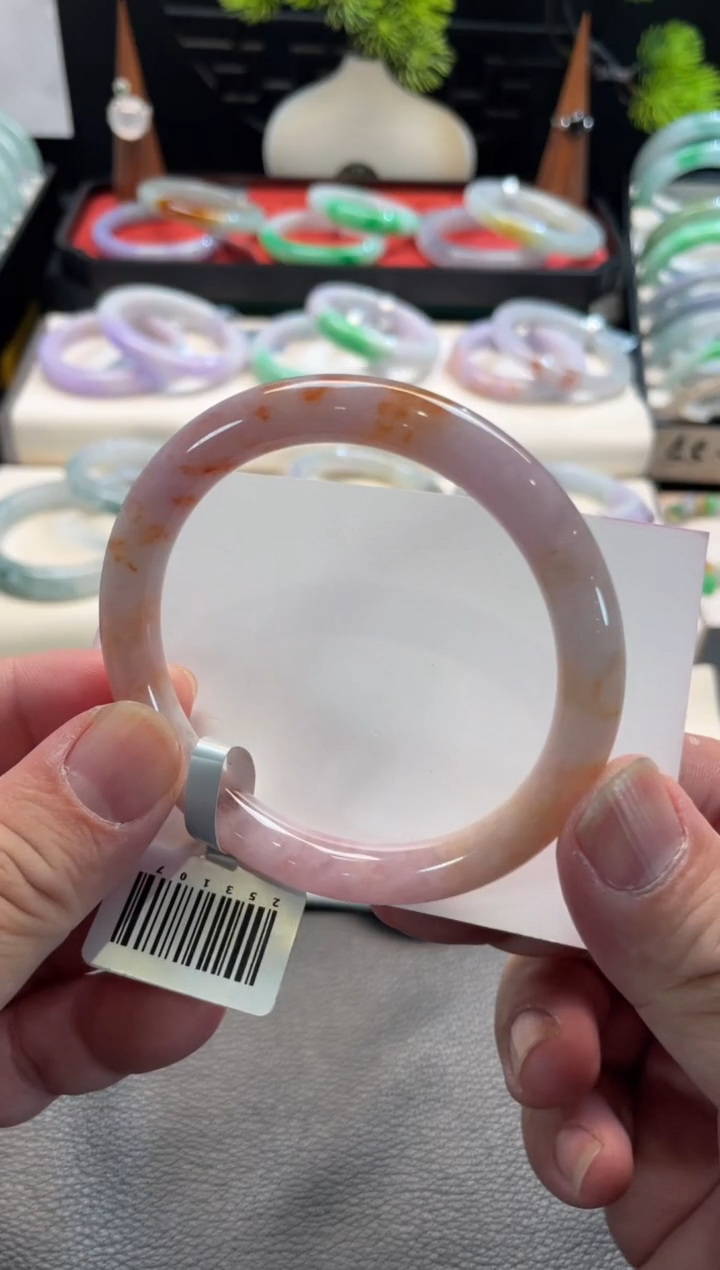 未镶嵌手镯翡翠15号链接 60圆条