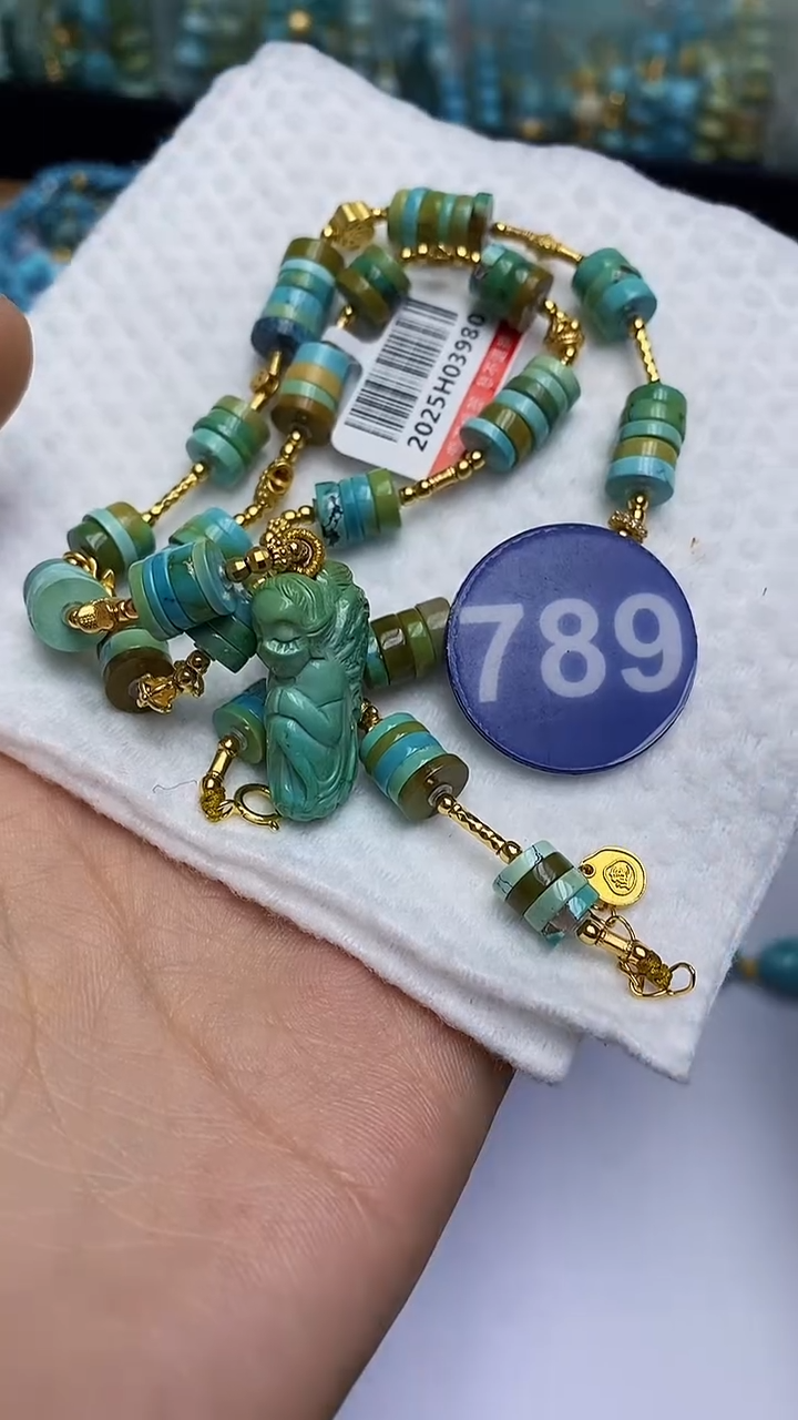 【闪购商品】绿松石项链未镶嵌789