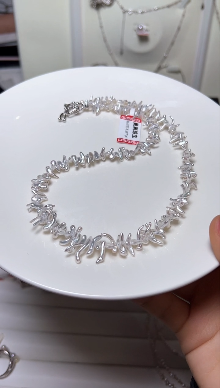 【闪购商品】海水珍珠颈饰银S925镶嵌76