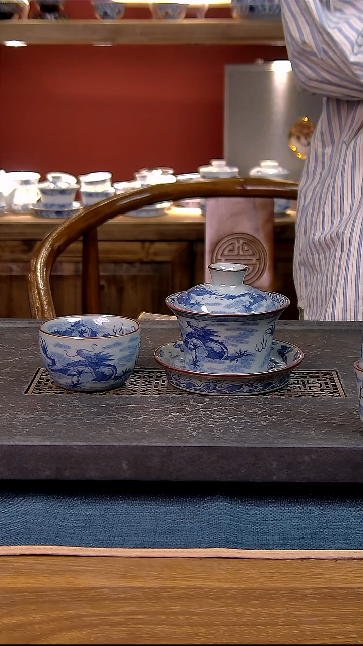 简装家用款2件套 老陶泥开片纹陶瓷茶具