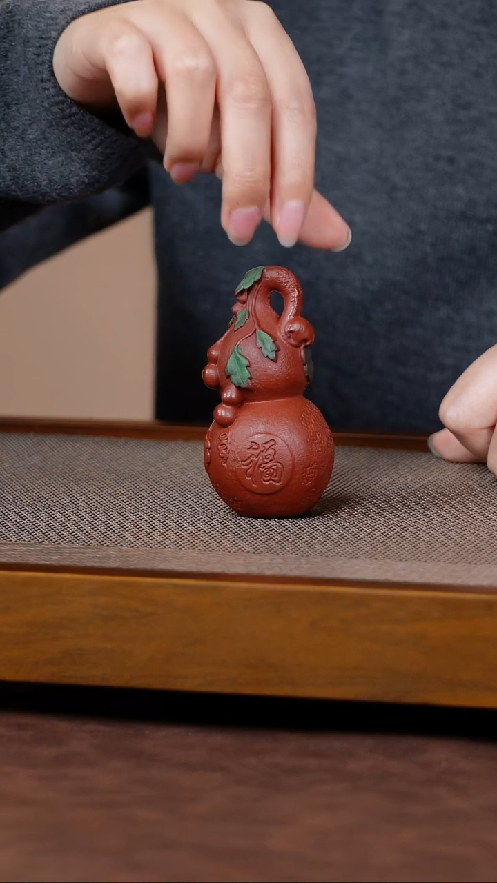 朱泥宜兴紫砂福禄