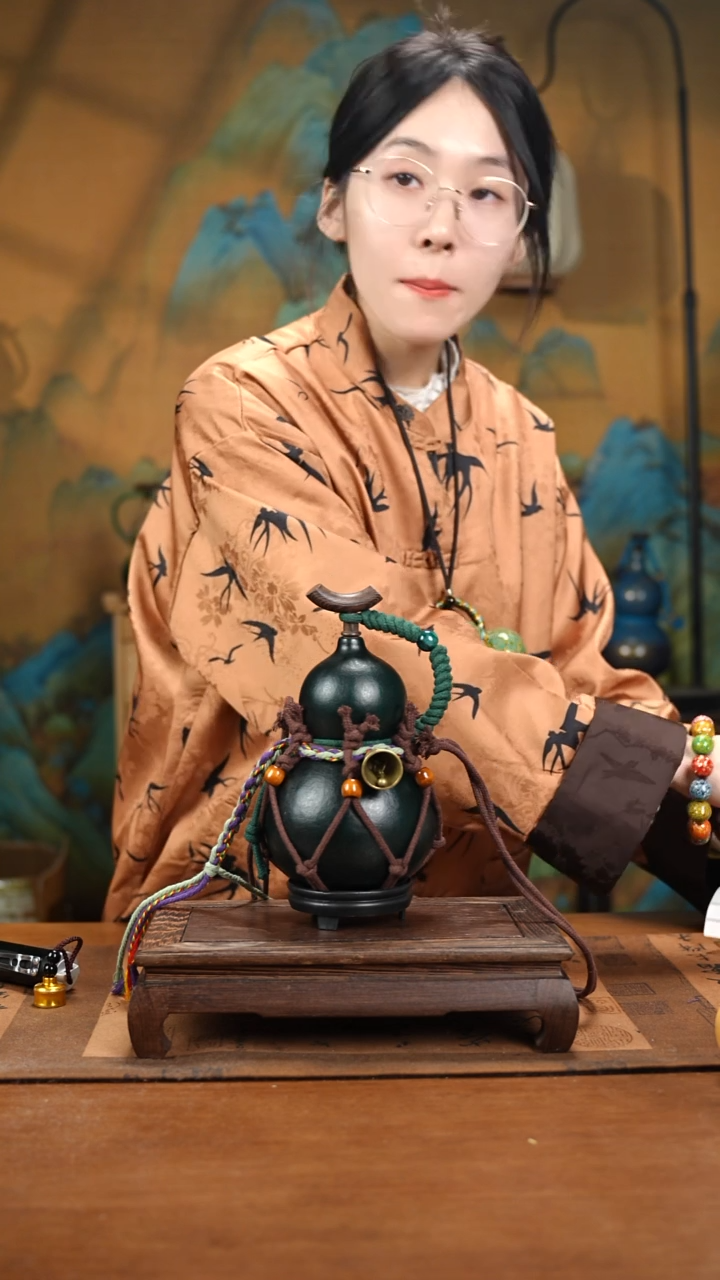 XY109网兜款大漆酒葫芦（现货现发）