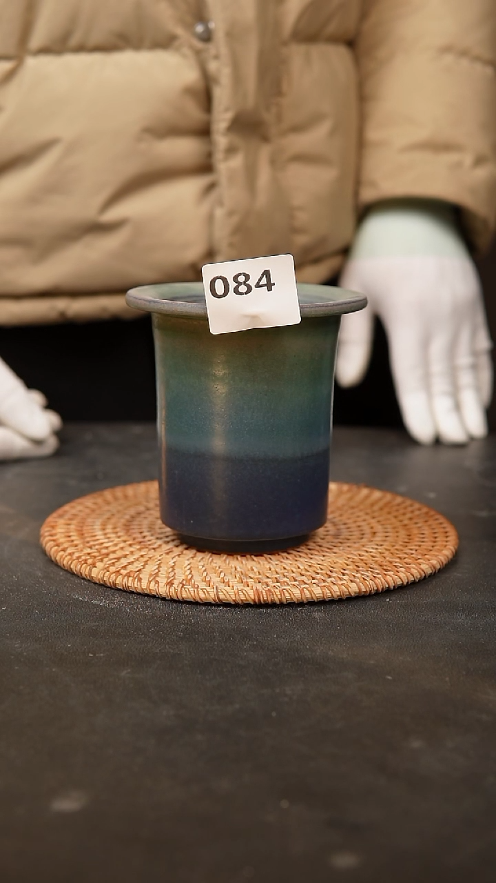 【闪购商品】瓷片084泥泥手工花盆