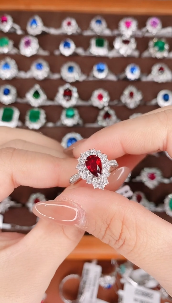 【闪购商品】红宝石18K金戒指18K金镶嵌-1.06ct-AIGS