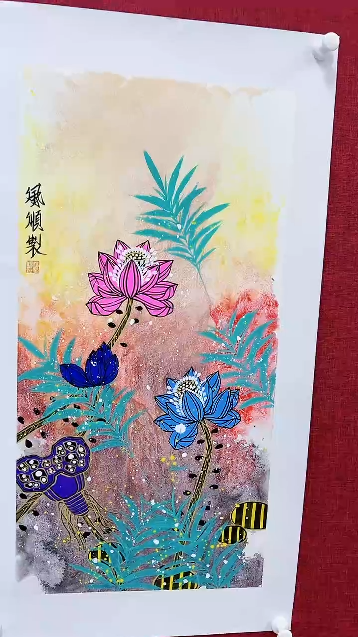 【闪购商品】绘画杨风顺绘画2平尺花鸟