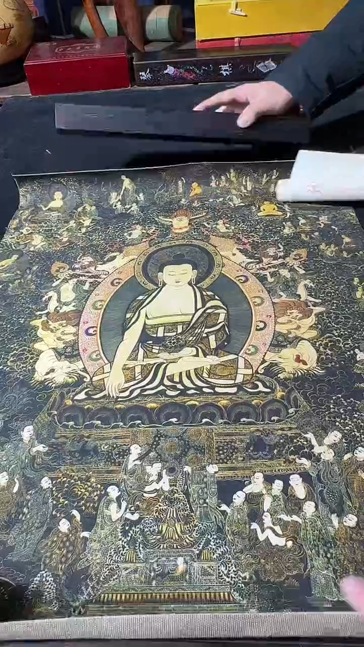 卷轴画藏式珍藏彩绘艺术馆1