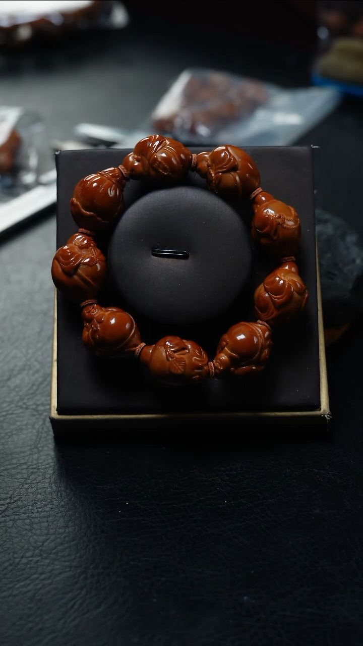 手串/手链橄榄核鱼子精品核文化