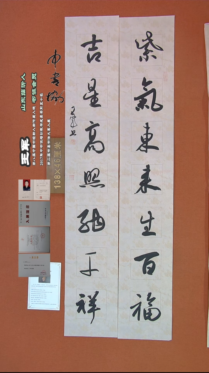 【闪购商品】书法252王军书法作品